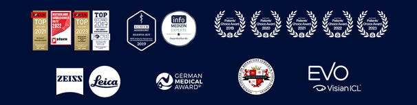 Auszeichnungen, Zertifikate und Partner Auge Laser Chirurgie Wien